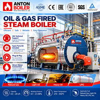 Chaudière à vapeur industrielle entièrement automatique au gaz naturel de 0,3 tonne, 0,5 tonne, 0,7 tonne, 1 tonne, 2 tonnes, 3 tonnes, 4 tonnes, 5 tonnes, 6 tonnes, 8 tonnes
