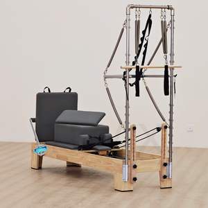 TMAX Equipo de Gimnasio Cardiovascular y Fitness, Equipo de Yoga, Half Tower Trapeze, Half Trapeze Reformer, Core Bed Tower - Product Image 1