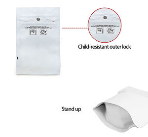 Bolsas de Mylar Personalizadas con Cierre Hermético a Prueba de Niños para Snacks, Chocolate, Chicle, Leche, Gelatina - Empaque de Grado Alimenticio - Product Image 3