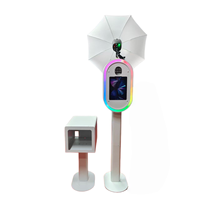 Machine photomaton XLP en métal à hauteur réglable, impression instantanée en libre-service, kiosque pour événements, location pour mariage et fête