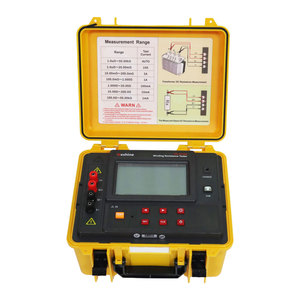 Ultra Light Lithium Battery 10 a Transformer Winding Resistance Tester Milliohmmeter - Product Image 1