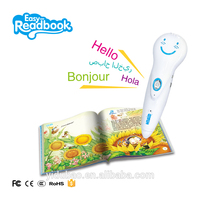 Machine d'apprentissage de la petite enfance pour enfants personnalisée stylo parlant avec des livres interagissent avec l'application