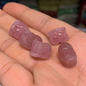 Bracelets en cristal naturel sculpté à la main, pendentif renard <span class=keywords><strong>pixiu</strong></span>, neuf à motif, accessoires de décoration, artisanat animaux, vente en gros, - Product Image 2