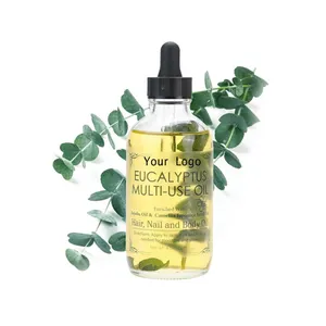 Bulk Private Label Skin Care Products 100% Natural Eucalyptus Essential Baby Oil Massage With Dried Eucalyptus Leaves