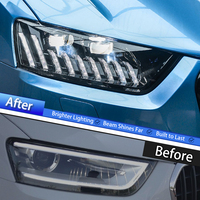 Ensemble de phares LED KGKB pour Audi Q3 RSQ3 8U 2013-2018, double lentille de projecteur, clignotant séquentiel, démarrage dynamique, Plug & Play