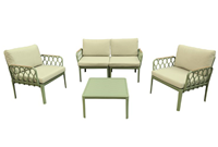 Ensemble mobilier d'extérieur moderne et contemporain Meilleure chaise de jardin en rotin osier toutes saisons Salle à manger Ferme Appartement Patio