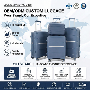 Nouvelle Tendance Valises en PP à Couleurs Personnalisables, Bagages de Voyage à Roulettes 12 20 24 28 Pouces, Valises Rigides et Ensembles de Bagages à <span class=keywords><strong>4</strong></span> <span class=keywords><strong>Roues</strong></span> - Product Image 1