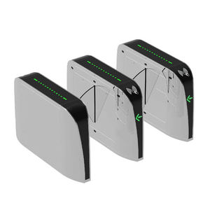 <span class=keywords><strong>Flap</strong></span> rào cản turnstile cổng mặt với đầu đọc thẻ kiểm soát truy cập phòng tập thể dục tiếp nhận kiểm soát cửa cho ai cho người đi bộ an ninh - Product Image 2