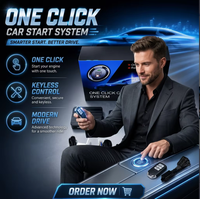 Untuk Mobil yang Kompatibel 12V DC Sistem Masuk Tanpa Kontak Model Tombol Kunci Satu Sentuhan Sistem Anti-pencurian Cerdas 2 Tahun