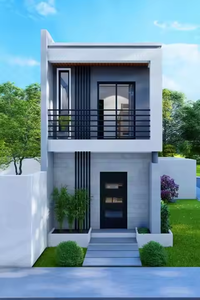 บ้าน2ชั้นแบบโมเดิร์นปรับแต่งได้, บ้านสำหรับครอบครัวเดี่ยว - Product Image 4