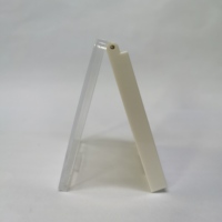 Funda de paleta de maquillaje transparente recién lanzada, funda de plástico para sombra de ojos compacta con cierre