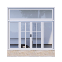 Fenêtre à battant en aluminium et verre, anti-âge, résistante à la corrosion, coupe-vent, étanche, facile à utiliser, pour couloir - Vente en gros à prix réduit
