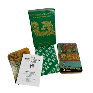 Großhandel Hochwertige Tarot karten und Orakel mit Reiseführer karten Custom Print Game Tarot Deck