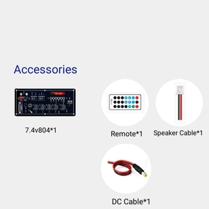 7.4V lithium có thể sạc lại pin mini khuếch đại cho nhà xe cho <span class=keywords><strong>Bluetooth</strong></span> Loa siêu trầm chức năng ghi âm <span class=keywords><strong>Receiver</strong></span> & - Product Image 6