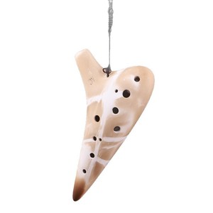 Ocarina en céramique de haute qualité à 12 trous, tonalité Alto C, pour débutants, enseignement scolaire, instrument de musique ethnique - Product Image 1