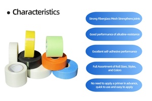 Tự dính sợi thủy tinh lưới băng cho tường crack SỬA CHỮA 5cm * 90m sợi thủy tinh thạch cao lưới băng cho thạch cao - Product Image 5