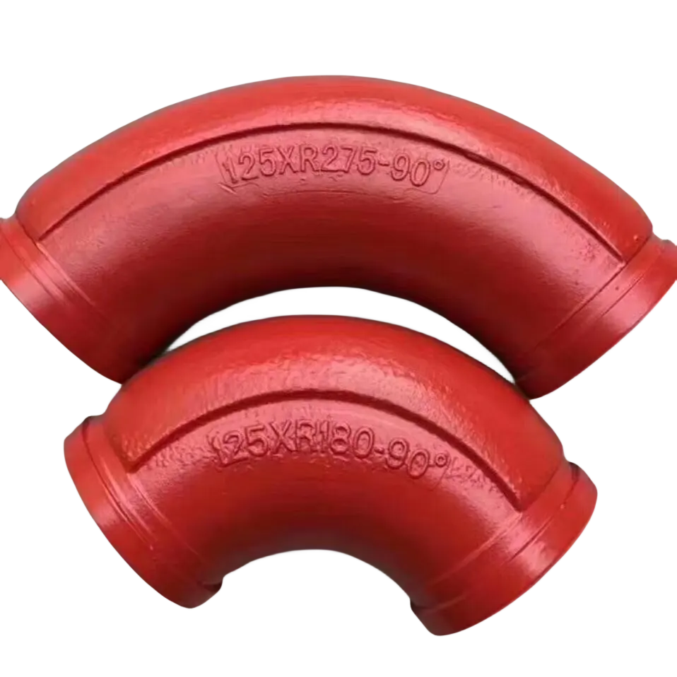 90Degree Concrete Pump Elbow pipe / R180 R190 R275 Cast Maganesed Elbow