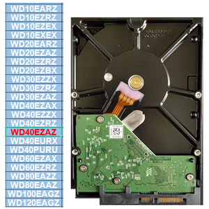 WD40EZAZ BLUE 4TB SATA 3.5HDD 5400Rpm 256MB Cache NCQ SMR NoTouch Ramp Load Kompatibel Acronis Cloning Windows 11/10/8.1 dan banyak lagi - Product Image 1