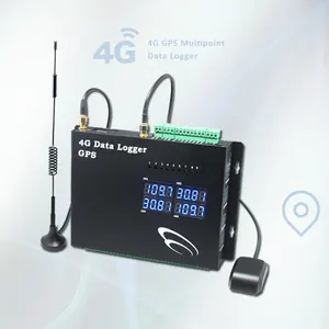 Lora โมดูล4กรัม Gps ติดตาม GSM GPRS ไร้สายแรงดันไฟฟ้าและปัจจุบันข้อมูล Logger