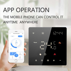 Kabelloser Intelligenter Thermostat für Wasserbasierte Fußbodenheizung Hydroniksystem mit WiFi Zigbee RS485 Energiesparende Steuerung - Product Image 2