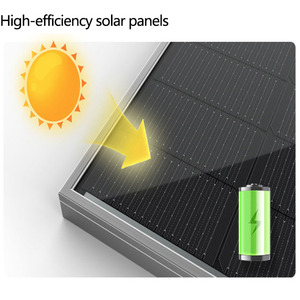 Módulo Monofacial Totalmente Negro para Panel Solar de Alta Eficiencia, Módulo Pequeño y Ligero, Color Completo, Ahorro de Energía, YUNENG IP68 - Product Image 3