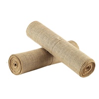 Nappe en toile de jute naturelle rustique de ferme de 10 mètres de long chemins de table en jute pour les décorations pour la maison