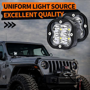 Faro LED Cuadrado de 40W y 3 Pulgadas para Motocicleta, 4 Lentes, Resistente al Agua, Modelo MO-230, 1 Año de Garantía para Autos y Camiones - Product Image 5