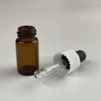 Bouteilles d'emballage d'huiles essentielles en verre personnalisées, étanches, de 5 ml à 100 ml