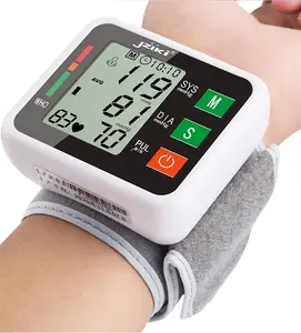 Automatic Wrist Digital Electric Blood Pressure Monitor Digital Heart Beat Rate Pulse Meter With Spanish Voice