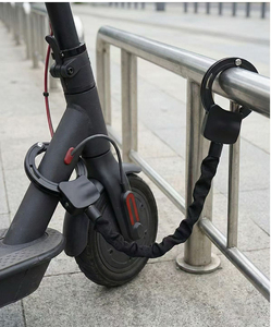 <span class=keywords><strong>Antivol</strong></span> de chaîne robuste Jinjian pour moto et VTT avec housse en nylon – Accessoires de sécurité pour vélo - Product Image 4