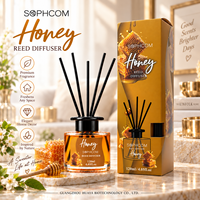 Diffuseur de parfum d'ambiance 120 ml avec bâtonnets en fibre et bouteille en verre – Kit d'aromathérapie – Fournisseur en gros – Logo personnalisé – Exportation directe usine
