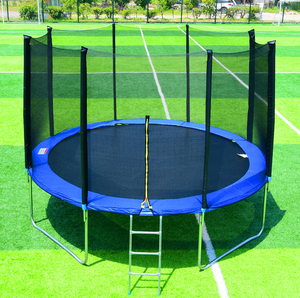 6ft-10ft 12ft 14ft Rebonding <span class=keywords><strong>Trampoline</strong></span> Enfants En Plein Air Pour Portable Basketball Hoop Attachment Avec Enclos Net Facile À Assembler - Product Image 3