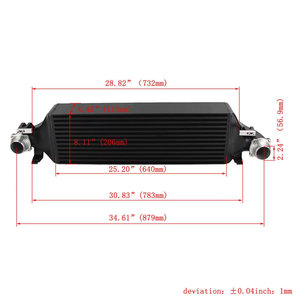 Intercooler de compétition pour Mercedes Benz (CL)A-B-class <span class=keywords><strong>EVO1</strong></span> W176 C117 W242 2012-2019 - Product Image 5