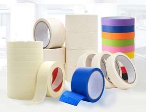Rubans adhésifs de couleur crème, couleur blanche, pour usage général, utilisables pour les cloisons sèches. - Product Image 2