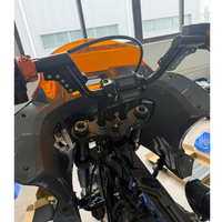 Acelerador electrónico (Throttle-by-Wire) para motocicleta, ajustable en altura de 5.5 pulgadas, con abrazadera de 1 pulgada y estilo de cable.