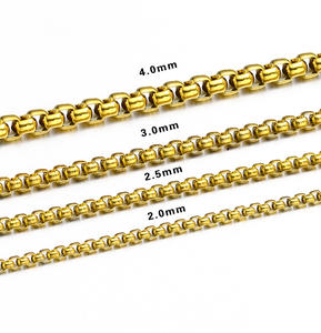 Grosir kalung baja tahan karat lapis emas 18K pria trendi liontin modis & jimat untuk pria - Product Image 5