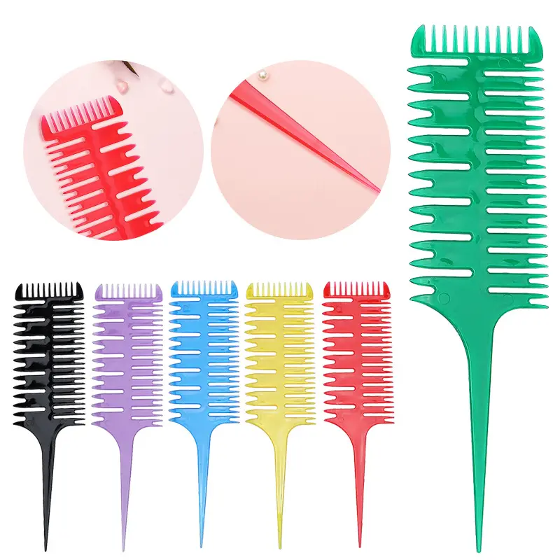 Wholesale Artistic Highlights Comb Antistatic Rat Tail Comb Hair Coloring Styling Tools Durable Hair Styling Combs For Women