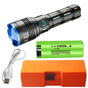 Siêu sáng sạc LED Điện <span class=keywords><strong>Torch</strong></span> Hợp kim nhôm zoom đèn pin với tính năng chống thấm nước cho cắm trại - Product Image 6