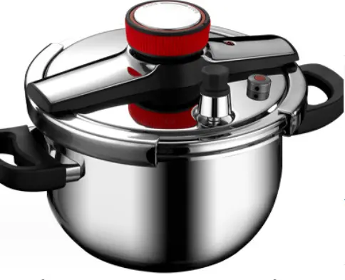 Custom home cooking 304 stainless steel safety valve induction explosion-proof pressure cooker induction cooker gas kitchen pot