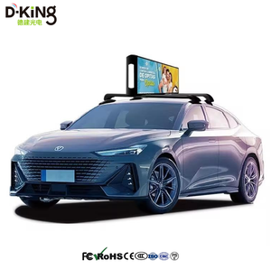 Écran LED double face pour voiture, écran LED extérieur P2, écran LED pour taxi, bus, voiture privée, panneau LED vidéo publicitaire - Product Image 1