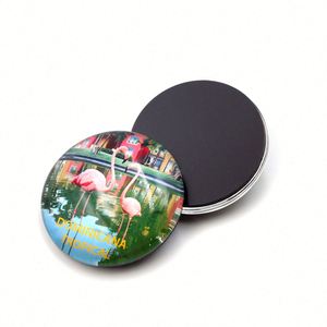 Factory Direct High Quality Customized Logo Gift Low Moq 3D Souvenir Custom Glass <b>Fridge</b> Magnet - Product Image 1