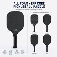 Raquette de pickleball allongée Technologie Gen3 Épaisseur 20 mm Équipement d'entraînement Noyau 12 mm Qualité Tournoi Technologie Thermoformée