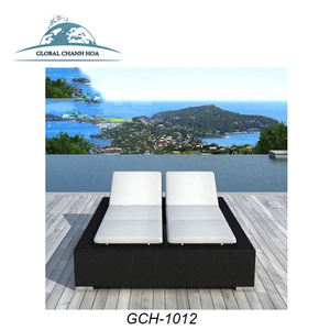 เก้าอี้พักผ่อนพลาสติกริมสระว่ายน้ำโรงแรมคาบาน่าริมชายหาด - Product Image 3