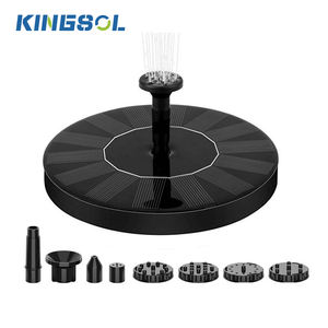 KINGSOL, venta al por mayor, kit flotante <span class=keywords><strong>sumergible</strong></span> para baño de aves, fuente de energía Solar, bomba de agua automática para exteriores - Product Image 2