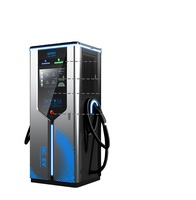 Stations de recharge de voitures électriques 400 kW 80 kW avec chargeur AC double pistolet, paiement par carte commerciale CCS GBT