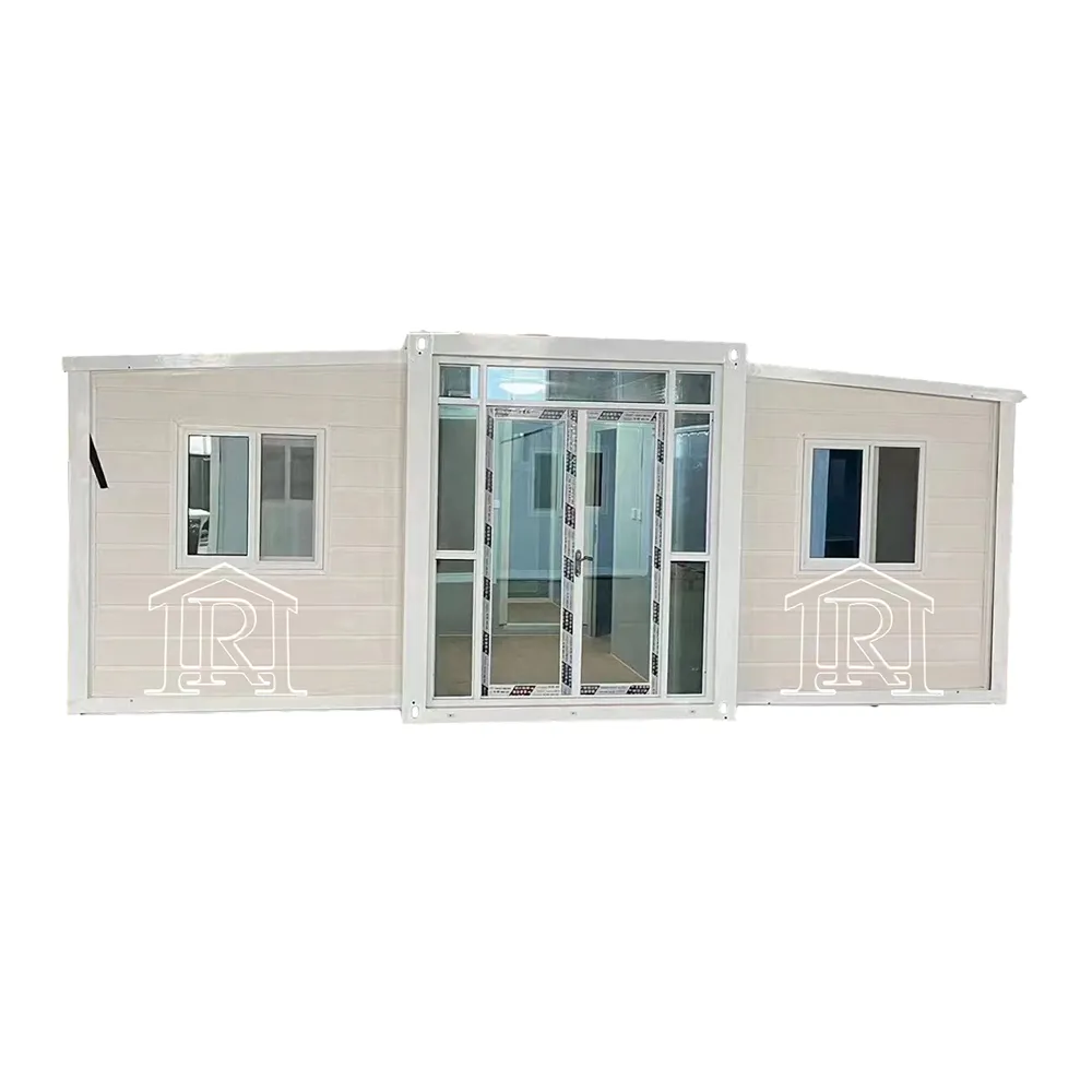 20Ft 40Ft Luxury Modern 2 3 4Bedroom Prefabricated Expandable Container Living House Waterproof Folding House Prefab Villa