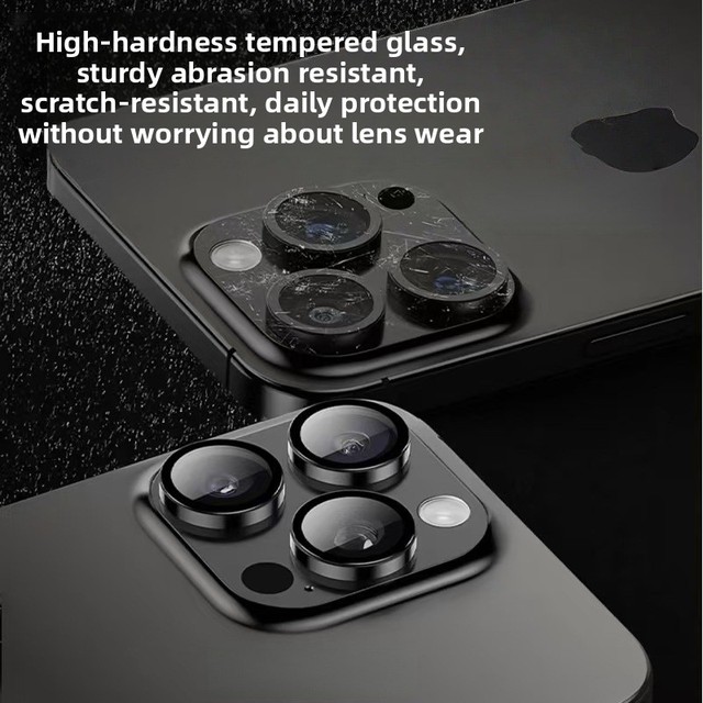 9H Tempered Glass Eagle-Eye Lens for 17 16 15 14 13 12 11 Pro Max Air Rear Camera Protector Anti-Drop