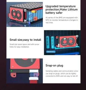 Fabricante <span class=keywords><strong>Daly</strong></span>, <span class=keywords><strong>BMS</strong></span> Tipo K para Baterías de Iones de Litio y LiFePO4, 3S 4S 12V <span class=keywords><strong>7S</strong></span> 8S <span class=keywords><strong>24V</strong></span> 13S 14S 16S 48V 60V 20S 24S 72V 40A 60A <span class=keywords><strong>100A</strong></span> - Product Image 4