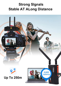 1080P Full HD, 250M HDMI Wireless Video trasmettitore e ricevitore per interni e esterni telecamera Live Streaming/fotocamera SLR in <span class=keywords><strong>TV</strong></span> - Product Image 4