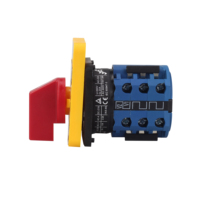 CanTak LW26-20 VOLTMETER Bersertifikasi CE Pelat Kuning Gagang Merah Saklar Pemilih Pengalih 440V 20A IP20 Rotasi 360 100000